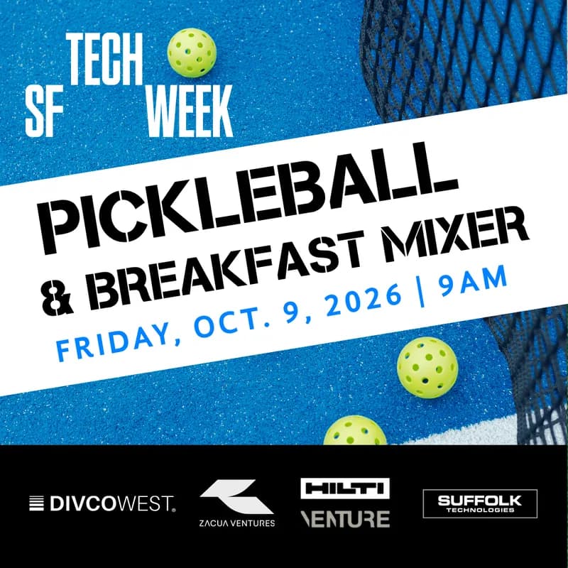 DivcoWest Ventures Brings Physical AI Builders Onto the Pickleball Court