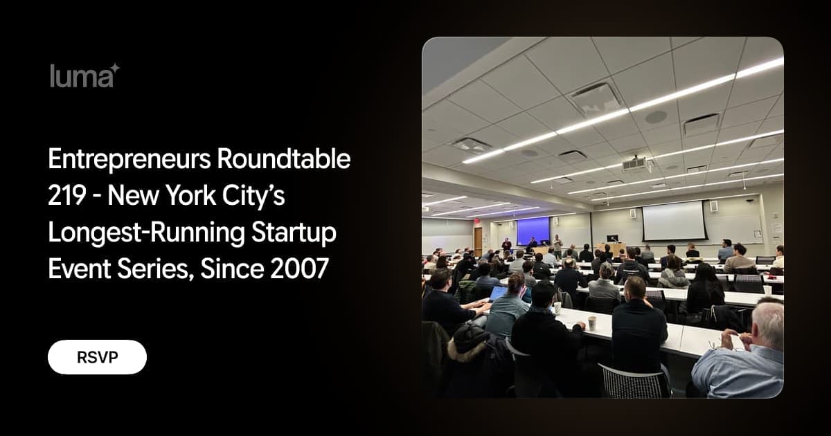 Entrepreneurs Roundtable 219 Brings Five Founders in Front of Contour Ventures