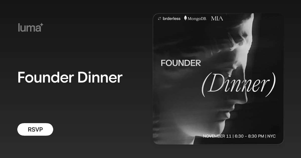 Brderless Builds a New York Dinner for Founders Already Carrying the Next Stage
